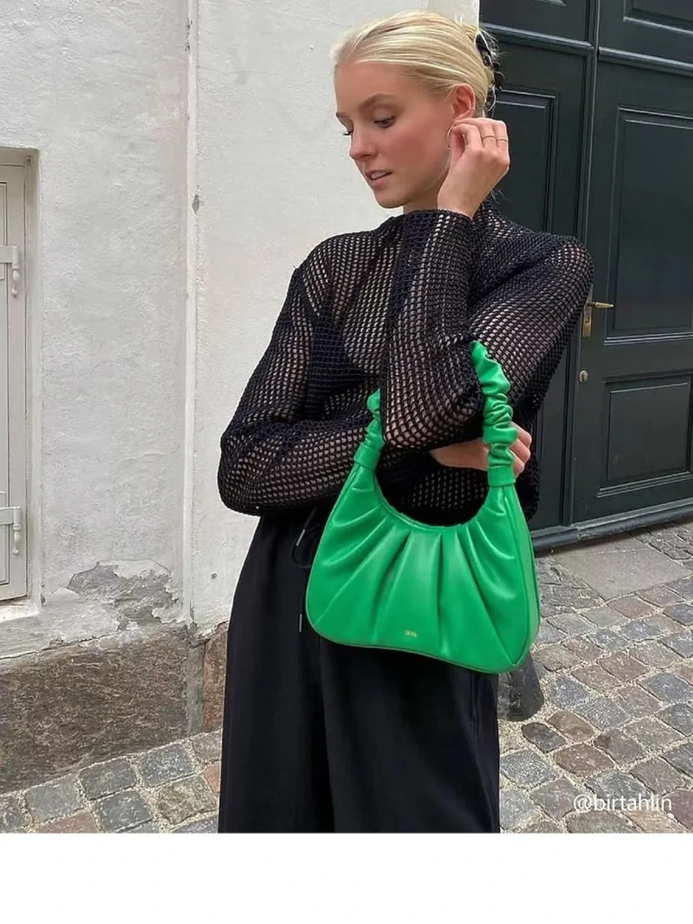 JW PEI Gabbi Green Hobo Bag